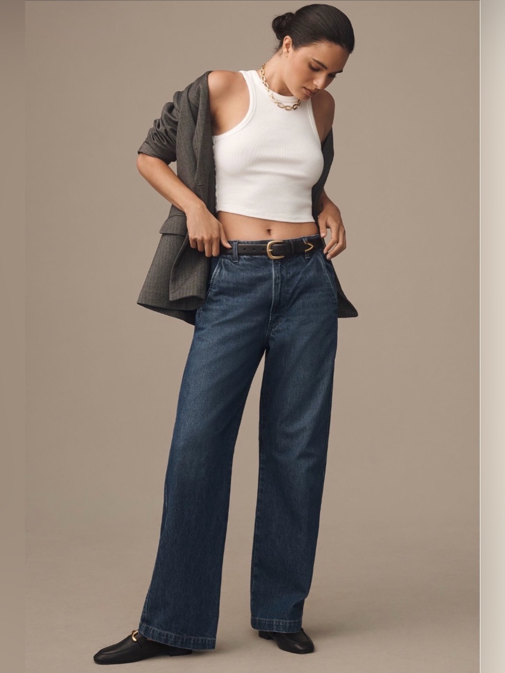 Citizens of Humanity - Adjani trouser high-rise wide-leg jeans - Picture 2 of 10